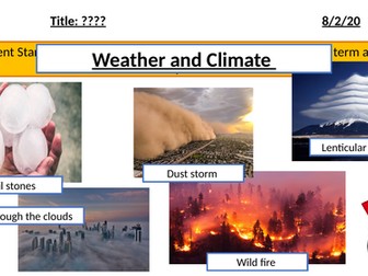 Weather and Climate