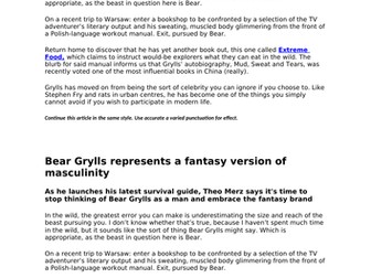 Non-fiction / Transactional Writing - Article Writing with Punctuation Focus