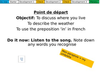 Point de départ Dynamo 2 Module 4.1