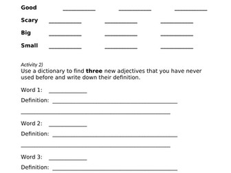 Expanding Vocabulary