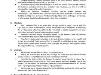 A Level Russia The Belshevik consolidation of power summary