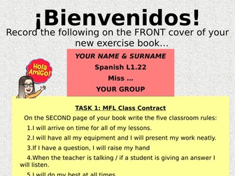 Welcome lesson - MFL introduction