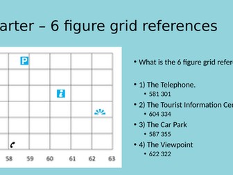 Height and Relief (map skills)