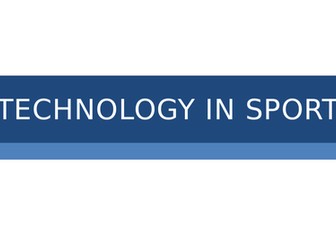 Technology in Sport IGCSE PE