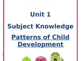 Children's play, learning and development UNIT 1 Revision book