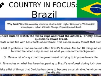 Brazil- Country in Focus