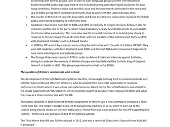 Revision - Ireland 1910-1918