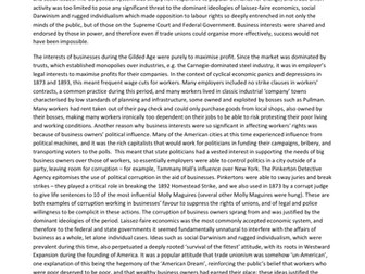 Essay - US trade union and labour civil rights 1865-1900