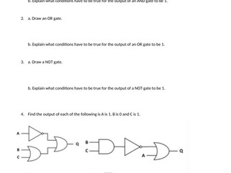 KS3 Logic in Computers Workbook and PowerPoints