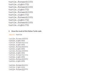 Python Turtle Workbook