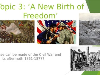 Making of America Chapter 3 - A New Birth of Freedom OCR History