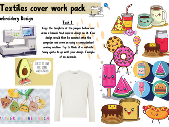 Textiles cover work pack - Sewing machines