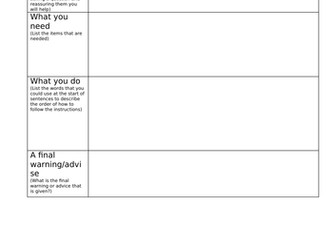 How To Trap A Dragon Instruction writing unit Year 2