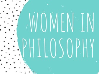 Women in Philosophy
