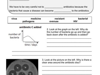 Edexcel Biology revision worksheets (T5 - Health and disease)