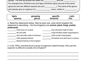 Edexcel Biology revision worksheets (T4 - Natural selection and genetic modification)
