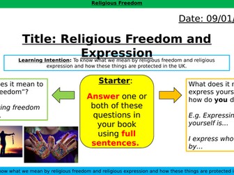 Lesson 2 Religious Freedom and Religious Expression