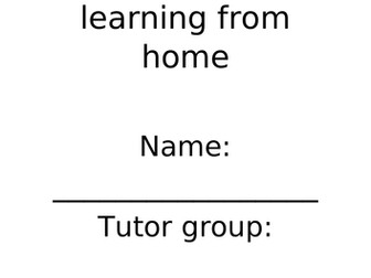 Tutor resource - returning after Lockdown Covid-19
