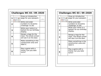 Challenge page for passport