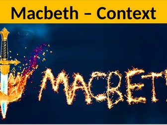 Low ability - Macbeth context lesson