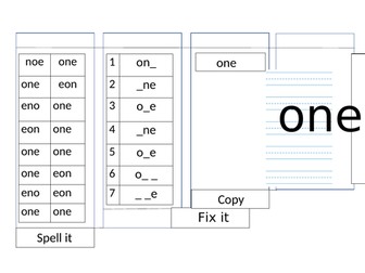 Editable high frequency words mini book