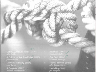 EDEXCEL Relationship poems full annotated.