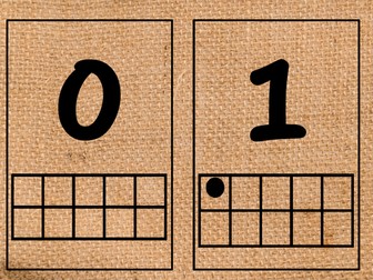 Hessian numberline to 20