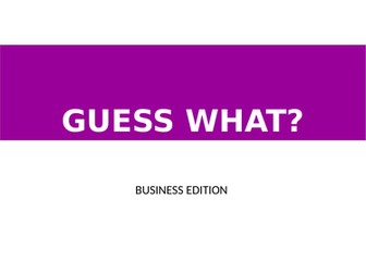Guess the Business -  GAME