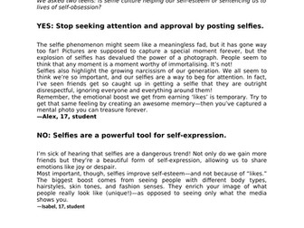 Summary question WJEC English Language exam revision