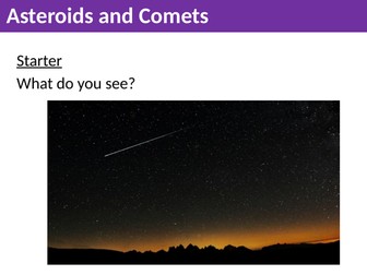 Asteroids and Comets