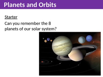 Planets and Orbits