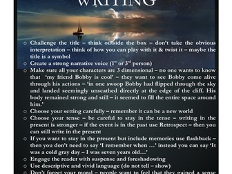 Narrative Writing: Key tips