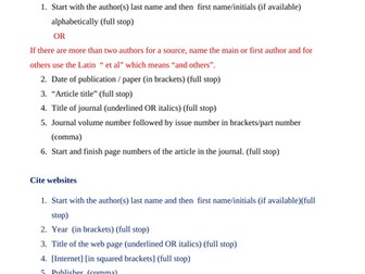 How to write Bibliography?