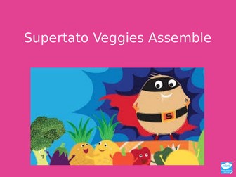 Supertato Veggies Assemble Powerpoint quiz