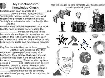 Sociology of Education - Functionalism Bundle