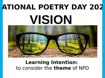National Poetry Day 2020
