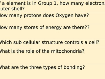 AQA Bioenergetics topic