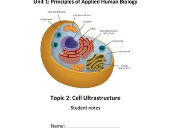 Cell Structure for Applied Human Biology BTEC Level 3
