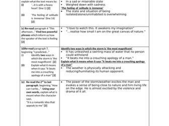Mark Scheme for Practice Paper A- 2020 iGCSE exam