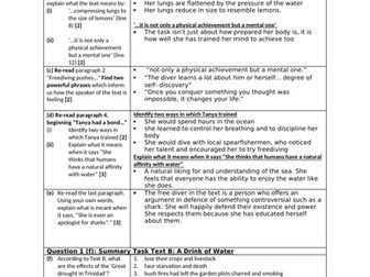 Mark Scheme for Practice Paper B- 2020 iGCSE exam