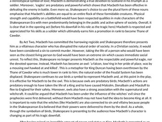 'Macbeth' Model Essays