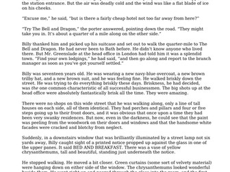 The Landlady- Roald Dahl
