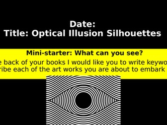 Optical Illusion Silhouette