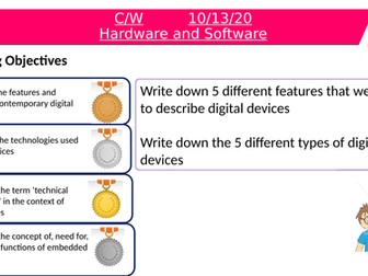 AS International ICT Edexcel Unit 1 Hardware and Software