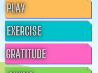 PEGG - Play, Exercise, Gratitude and Giving