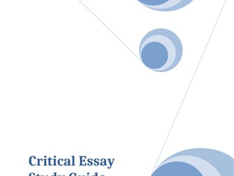 National 5/Higher Critical Essay Writing Guide