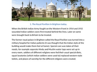 How were Sikh soldiers seen by Britain and Germany WWI
