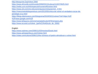 Volver: collection of free resources