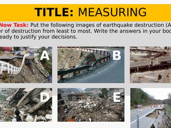 Tectonics: L4  Measuring Earthquakes