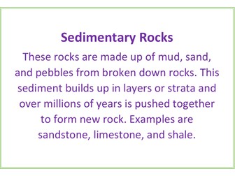 Year 3 Science Rocks, Fossils and Soils Display Posters